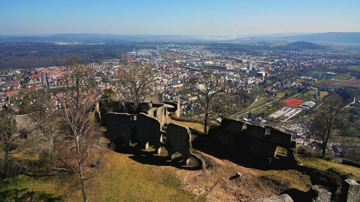 Singen, vom Hohentwiel aus gesehen, 2022 © DH