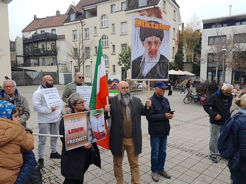 Demonstration in Konstanz gegen das iranische Terrorregime.