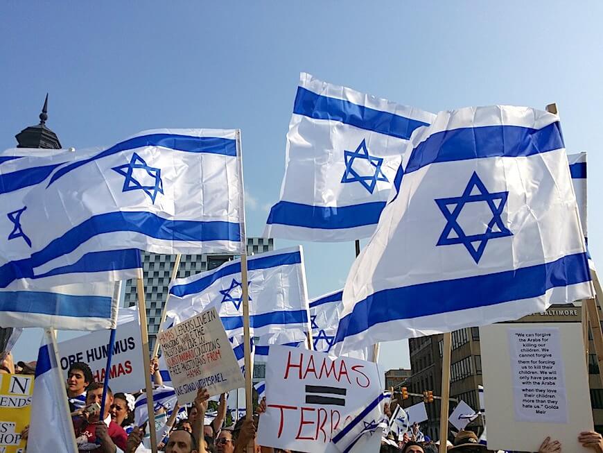 Israel: Prostest Gegen Hamas.