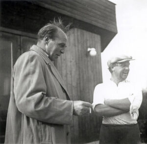 Curt Weller (li.) und Max Ackermann in Horn © Usch Barthelmeß-Weller