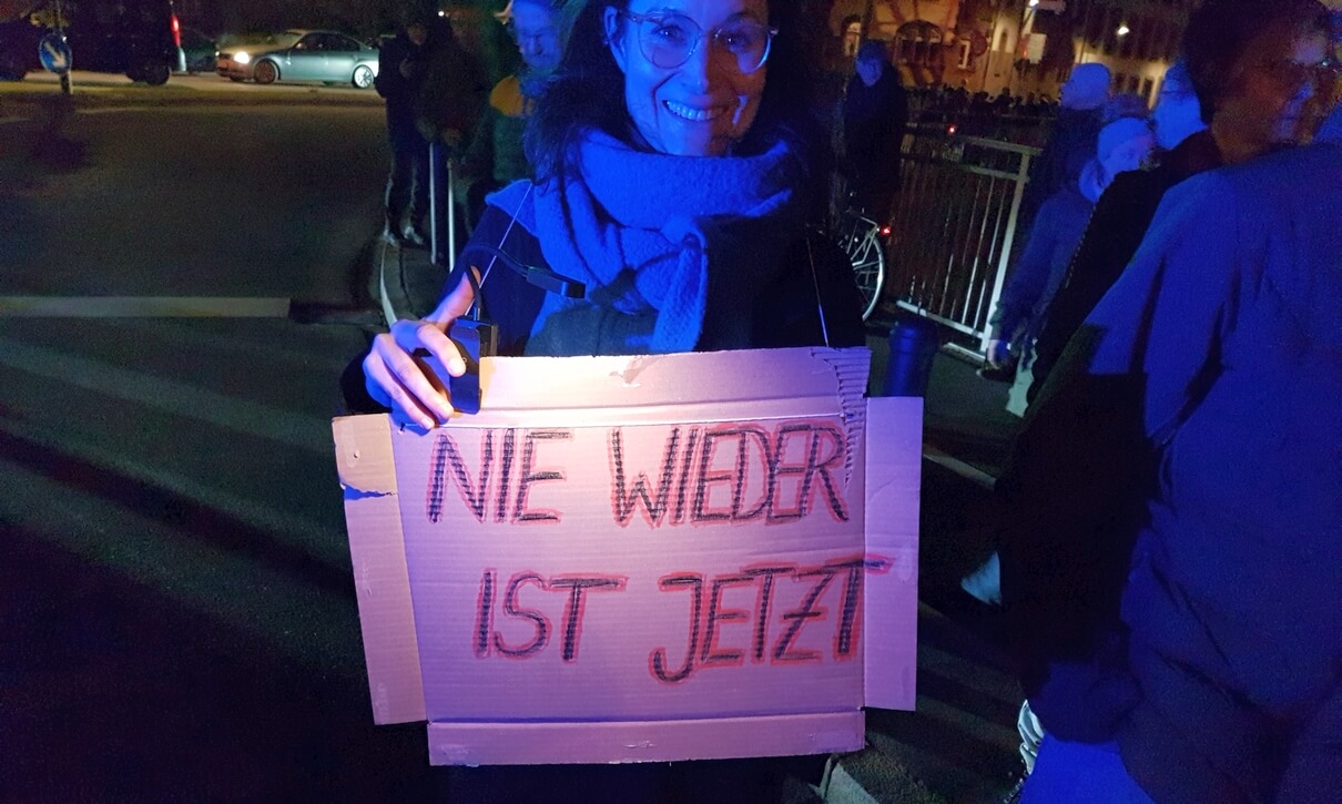 Kundgebung gegen Rechtsextremismus, Konstanz 24.01.2024 © hr