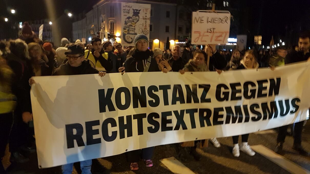 Kundgebung gegen Rechtsextremismus, Konstanz 24.01.2024 © hr
