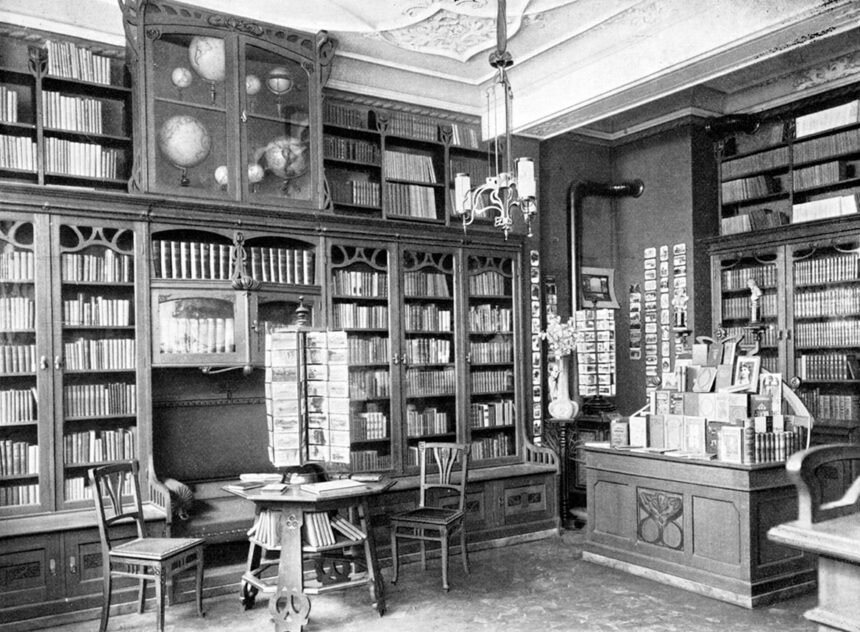 Hofbuchhandlung Karl Gess, ca. 1900 © Eberhard Gess