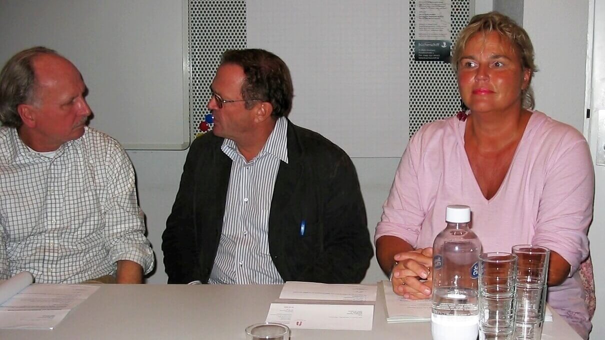 Heinrich Everke, Ewald Weisschedel, Petra Hinderer, undatiert © Hospizverein Konstanz