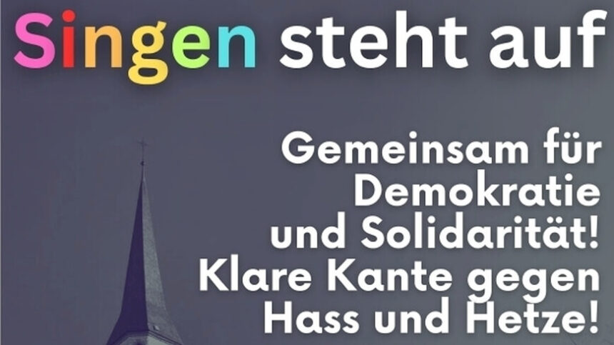 Plakatausschnitt "Singen steht auf", 27.1.2024 © Veranstalter