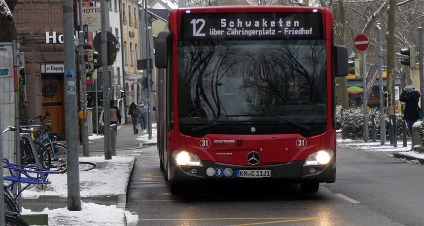 Bus Nr.12 Endhaltestelle 10.1.2024 @pitwuhrer