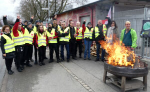 Busstreik Konstanz Streikposten Stadtwerke 2024 02 02 ©pit Wuhrer