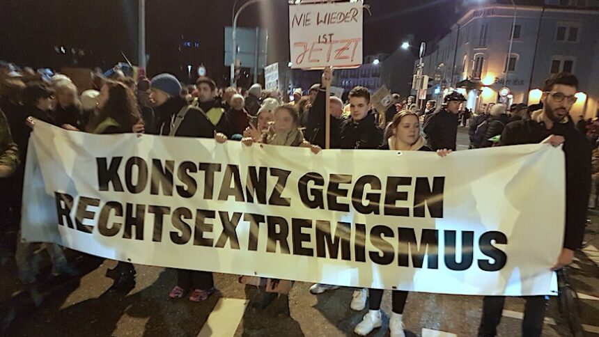 Zweite Demo gegen rechts